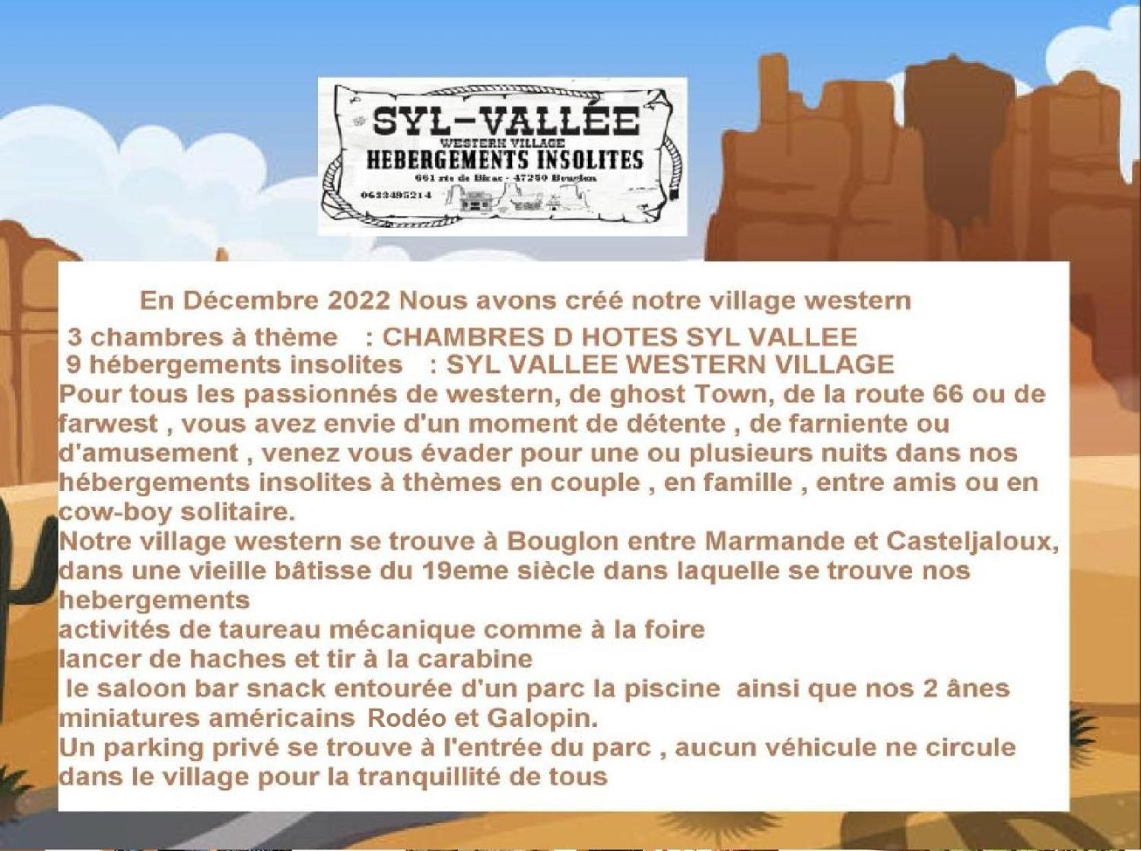 Syl-vallee Western Village Campsite